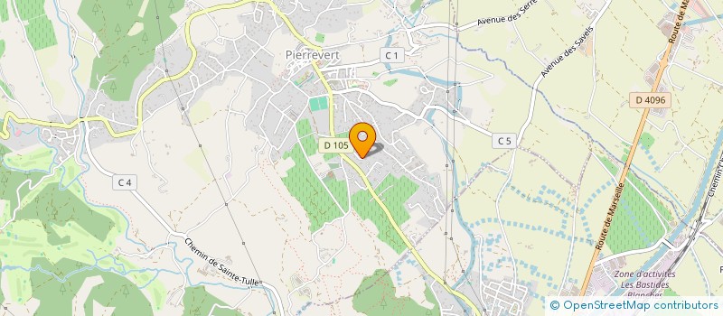 localisation de l'entreprise SCI JRDP  PIERREVERT