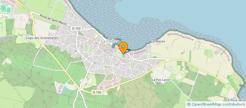 localisation de l'entreprise SCI JREAUCYELBLANC  LA FLOTTE