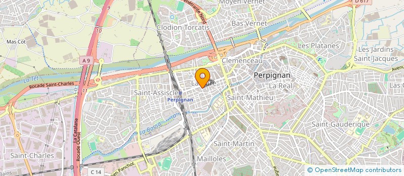 localisation de l'entreprise SCI JRF à PERPIGNAN