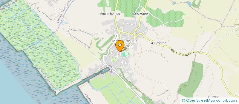 localisation de l'entreprise SCI JRG à MORTAGNE-SUR-GIRONDE