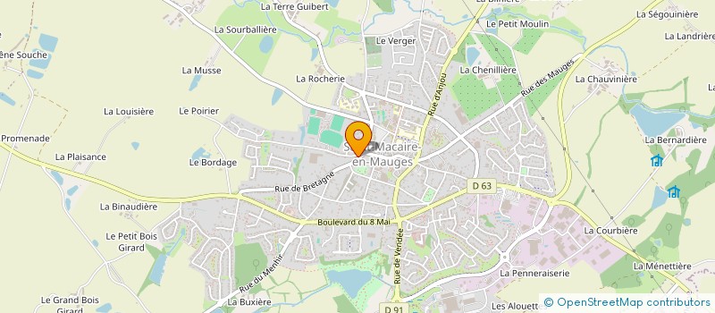 localisation de l'entreprise SCI JRG à SEVREMOINE