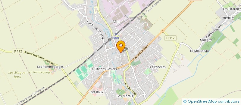 localisation de l'entreprise SCI JRG  MER