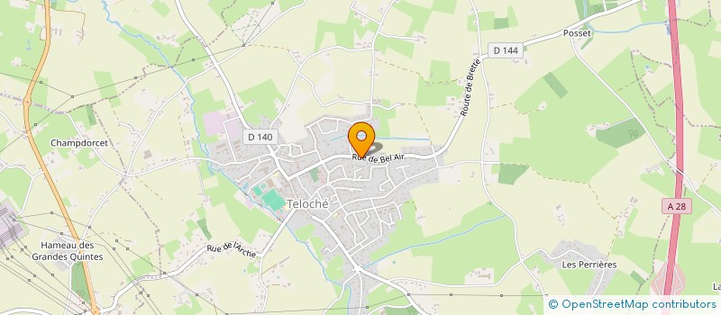 localisation de l'entreprise SCI JRJN  TELOCHE