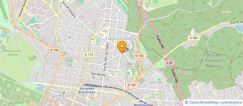 localisation de l'entreprise SCI JRLB64 à VERSAILLES