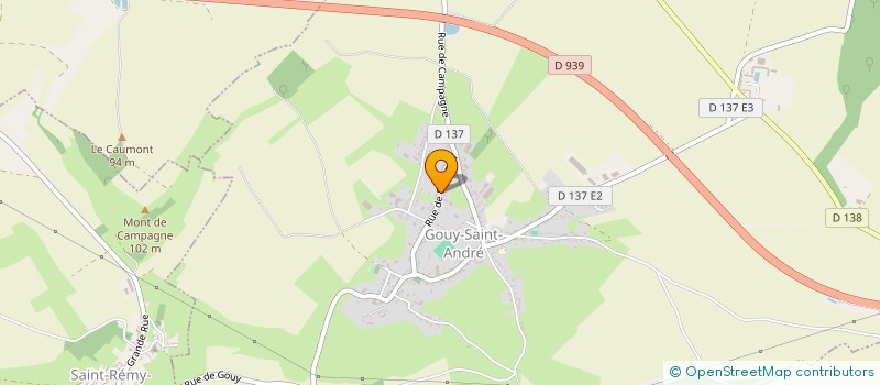 localisation de l'entreprise SCI JRLT  GOUY-SAINT-ANDRE