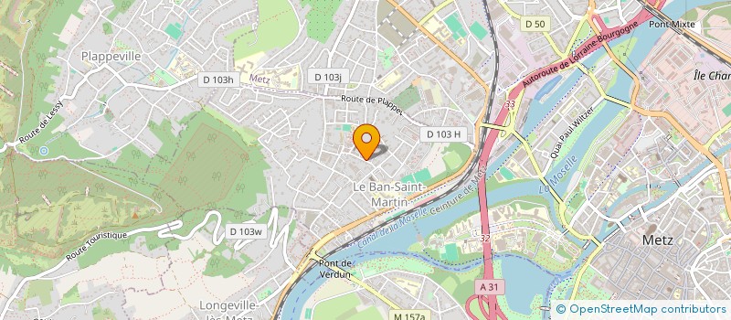 localisation de l'entreprise SCI JRM IMMO à LE BAN-SAINT-MARTIN