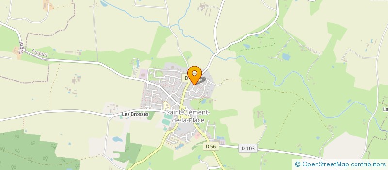 localisation de l'entreprise SCI JRMO à SAINT-CLEMENT-DE-LA-PLACE