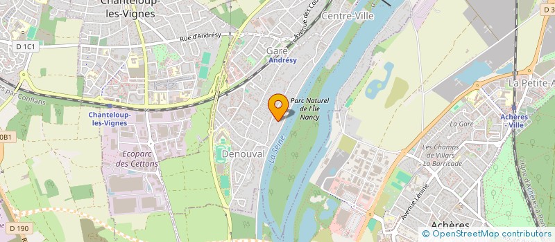 localisation de l'entreprise SCI JROME LEMONNIER  ANDRESY