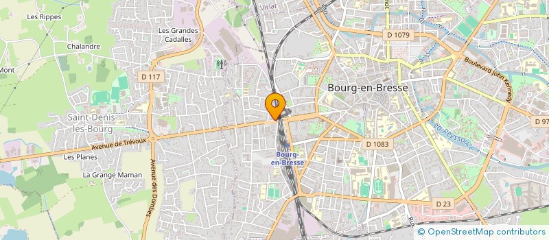 localisation de l'entreprise SCI JRP à BOURG-EN-BRESSE