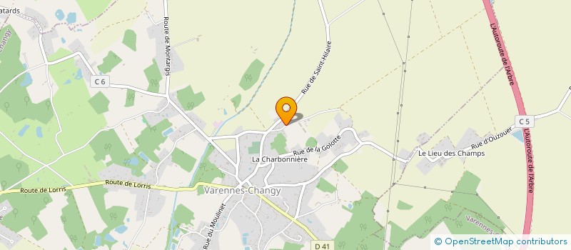 localisation de l'entreprise SCI JRRM à VARENNES-CHANGY