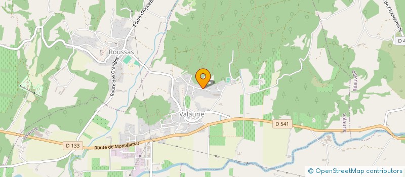 localisation de l'entreprise SCI JRS  VALAURIE