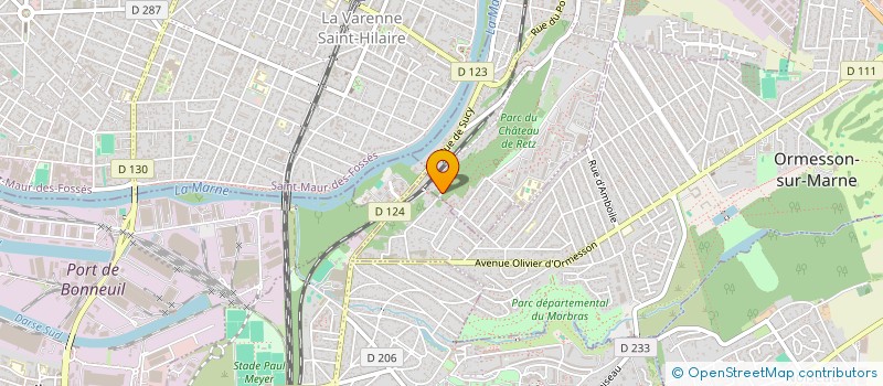 localisation de l'entreprise SCI JRW LA FLECHE D'ARGENT  CHENNEVIERES-SUR-MARNE