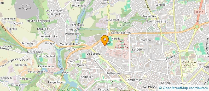 localisation de l'entreprise SCI JS  BREST