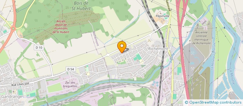 localisation de l'entreprise SCI JS CLEMENCEAU  RICHEMONT