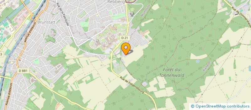 localisation de l'entreprise SCI JS IMMO  RIEDISHEIM