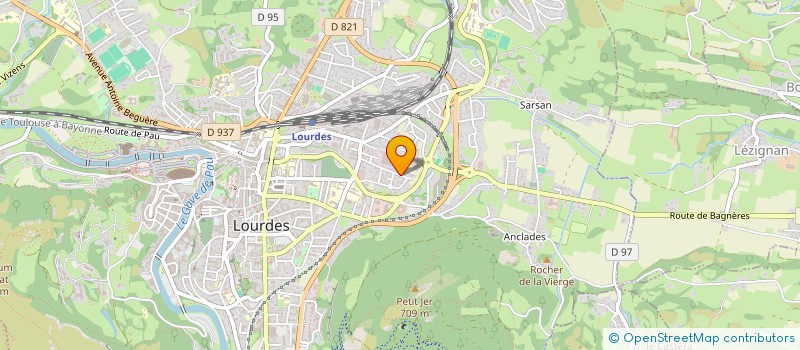 localisation de l'entreprise SCI JS IMMOBILIER  LOURDES