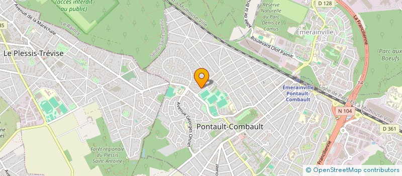 localisation de l'entreprise SCI JS IMMOBILIER à PONTAULT-COMBAULT