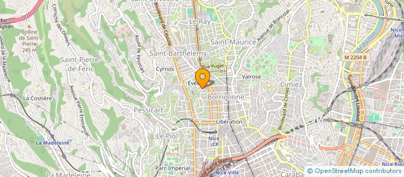 localisation de l'entreprise SCI JS MAYSON à NICE