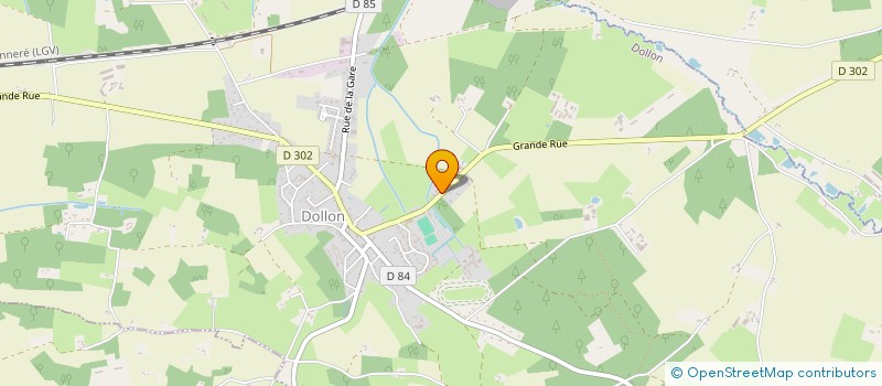 localisation de l'entreprise SCI JS2PI  DOLLON