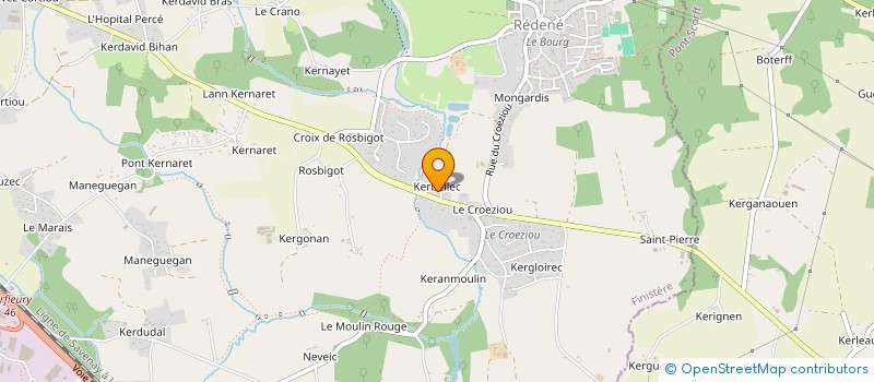 localisation de l'entreprise SCI JSA  REDENE