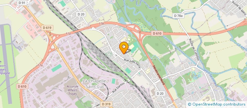 localisation de l'entreprise SCI JSA JD à LA CHAPELLE-SAINT-LUC