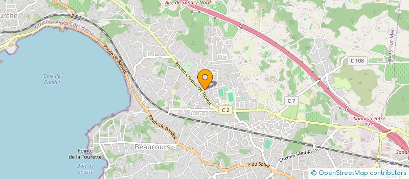 localisation de l'entreprise SCI JSB à SANARY-SUR-MER