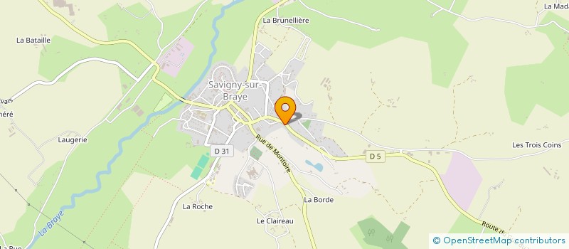 localisation de l'entreprise SCI JSB  SAVIGNY-SUR-BRAYE