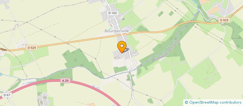 localisation de l'entreprise SCI JSB  BOURDAINVILLE