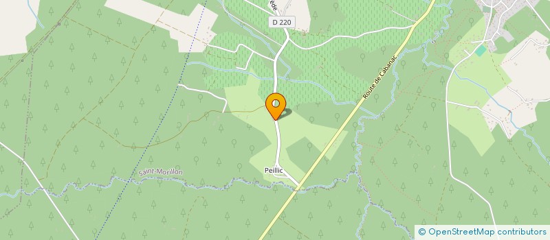 localisation de l'entreprise SCI JSB CESSATEUR  SAINT-MORILLON