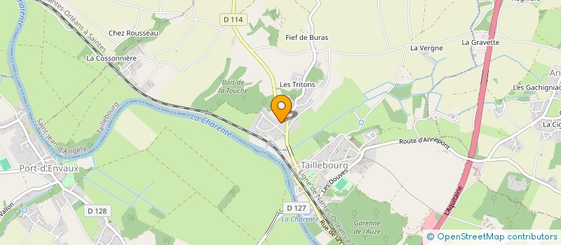 localisation de l'entreprise SCI JSB LES VAUNOIRES  SAINT-SAVINIEN