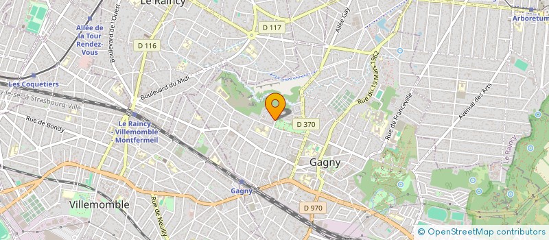 localisation de l'entreprise SCI JSC IMMOBILIER à GAGNY