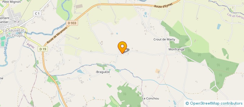 localisation de l'entreprise SCI JSCBR47  AGNAC