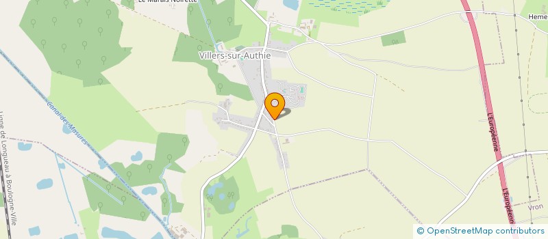 localisation de l'entreprise SCI JSCC  VILLERS-SUR-AUTHIE