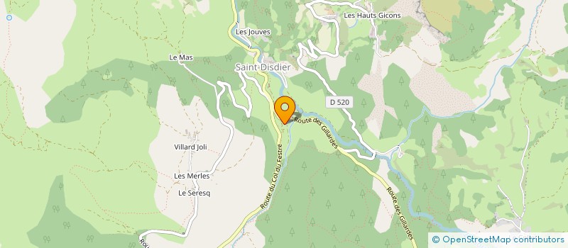 localisation de l'entreprise SCI JSCL  DEVOLUY