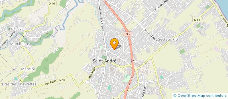localisation de l'entreprise SCI JSD à SAINT-ANDRE