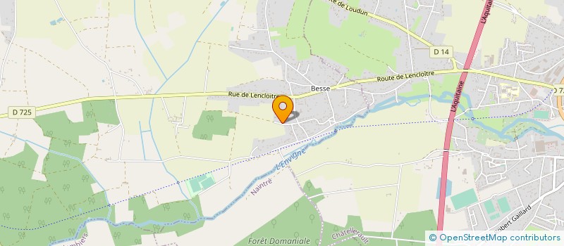 localisation de l'entreprise SCI JSDS  THURE