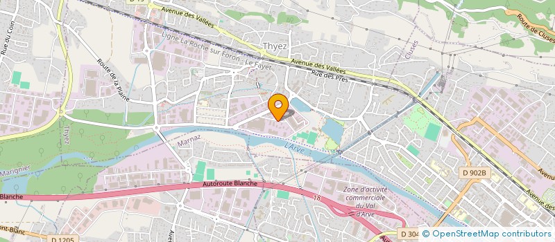 localisation de l'entreprise SCI JSE  THYEZ