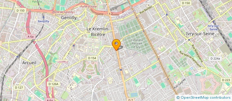 localisation de l'entreprise SCI JSE  LE KREMLIN-BICETRE