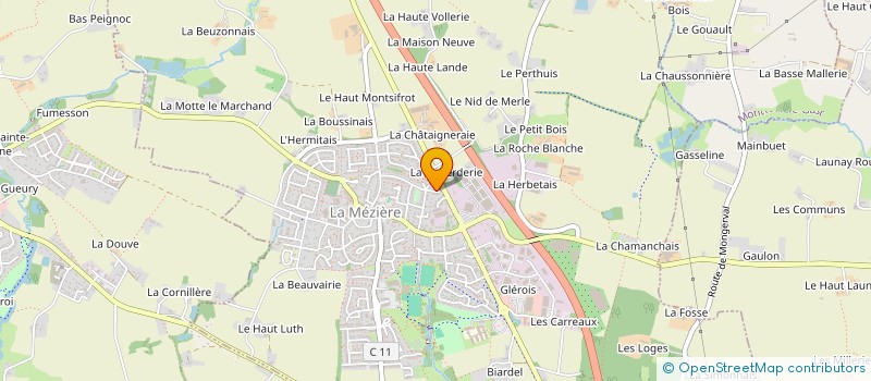 localisation de l'entreprise SCI JSF  LA MEZIERE