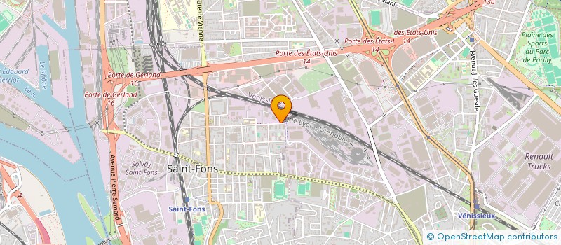 localisation de l'entreprise SCI JSG  SAINT-FONS