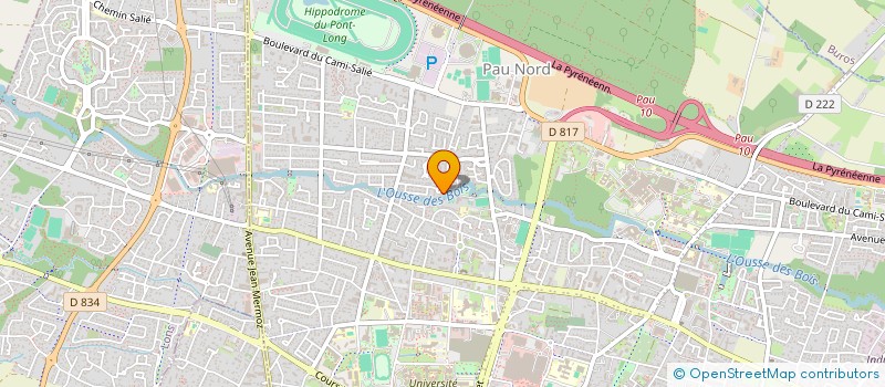 localisation de l'entreprise SCI JSL à PAU