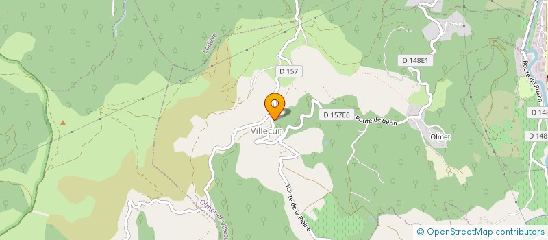 localisation de l'entreprise SCI JSL  LODEVE