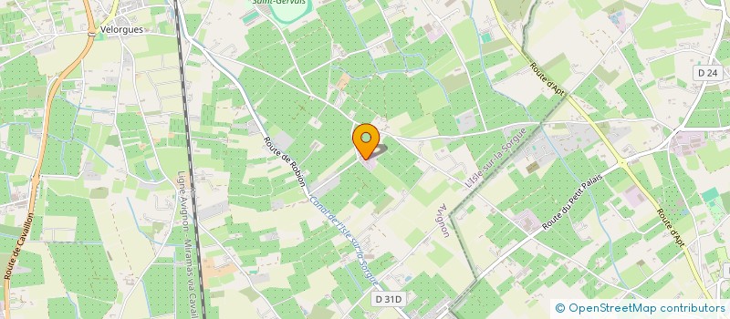 localisation de l'entreprise SCI JSL  L'ISLE-SUR-LA-SORGUE