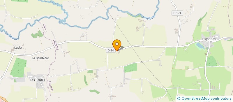 localisation de l'entreprise SCI JSL  LAPENTY