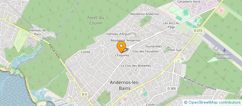 localisation de l'entreprise SCI JSL  ANDERNOS-LES-BAINS