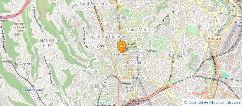 localisation de l'entreprise SCI JSL à NICE
