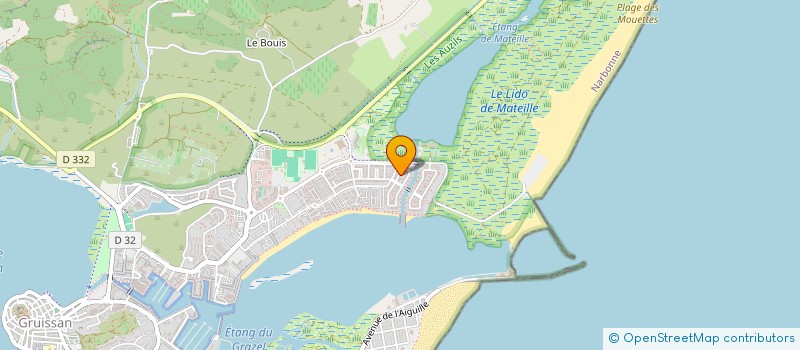 localisation de l'entreprise SCI JSL à GRUISSAN