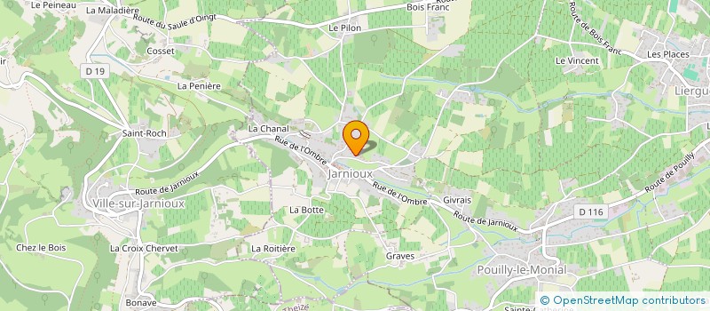 localisation de l'entreprise SCI JSL  PORTE DES PIERRES DOREES