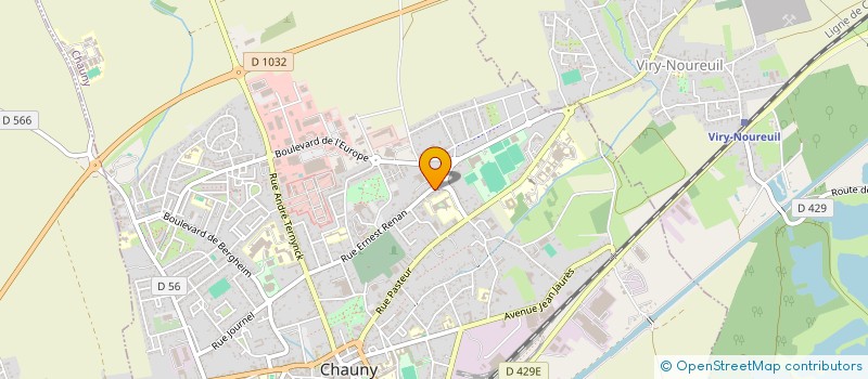 localisation de l'entreprise SCI JSL à CHAUNY
