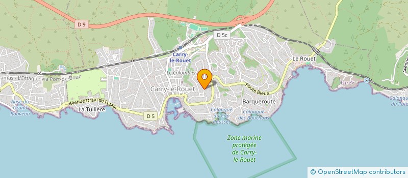 localisation de l'entreprise SCI JSL  CARRY-LE-ROUET